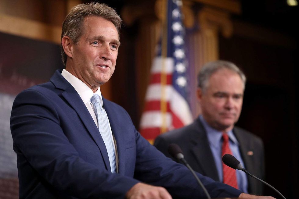 GOP Sen. Jeff Flake says he's not worried about Trump's recent attacks on him
