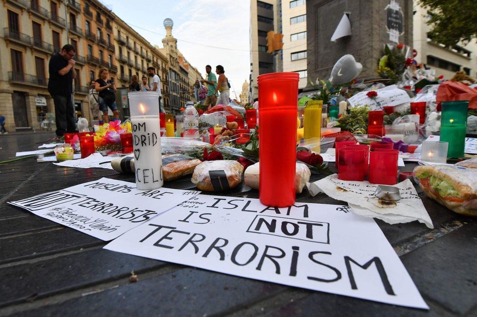 Explosive belt around his waist, Barcelona terrorist meets violent end