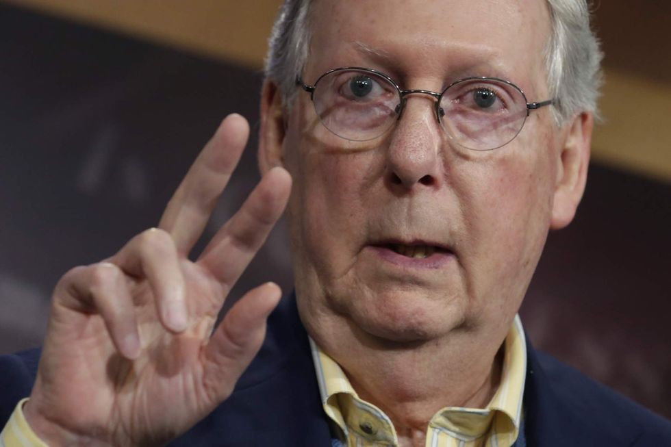 Mitch McConnell undermines Trump narrative on one of his biggest enemies