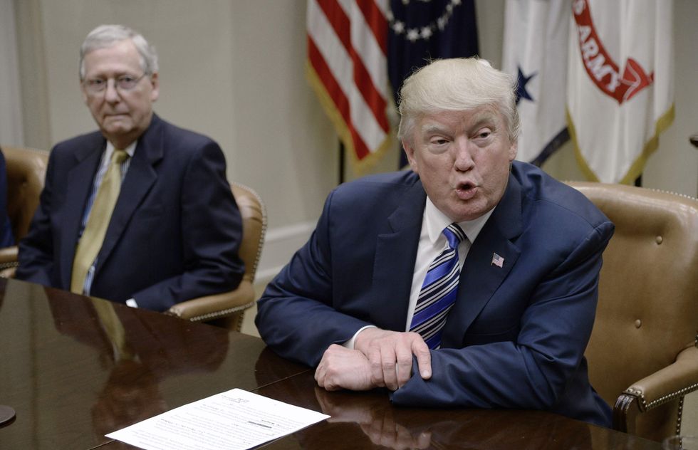 Mitch McConnell fires a shot across Trump's bow on the day of his Arizona rally