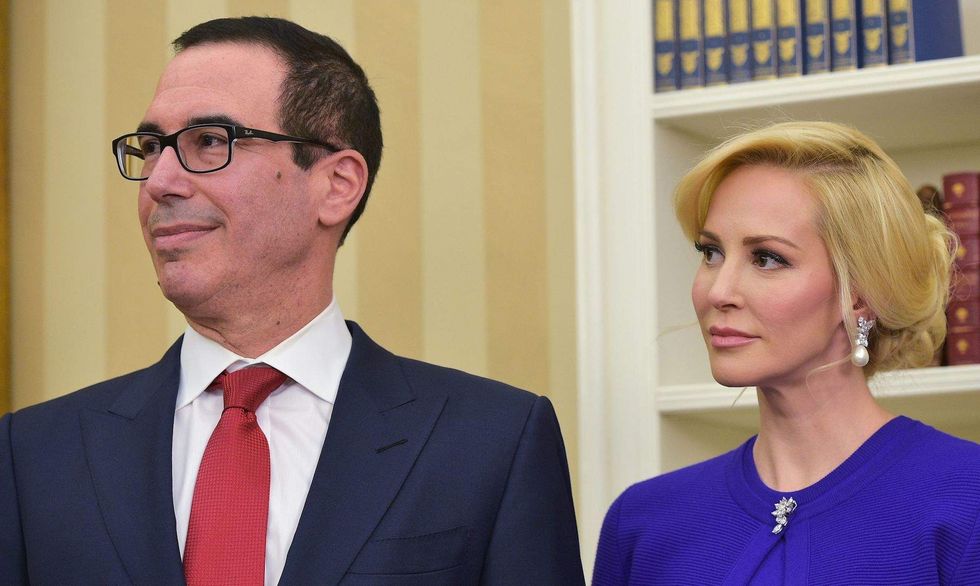 US Treasury Secretary Mnuchin's wife fires back at Instagram user who criticized her wealth