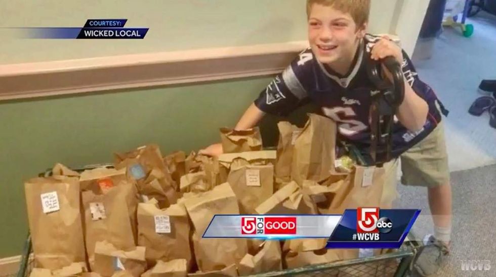 ‘They just need a little kindness’: 10-year-old makes more than 50 lunches a week for the homeless