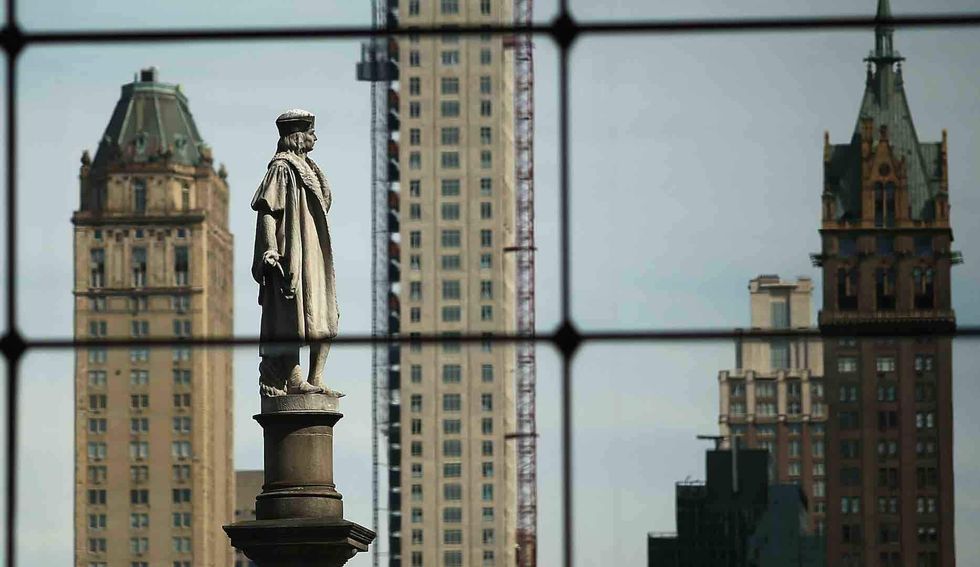 NYC Mayor Bill de Blasio won't rule out removing Christopher Columbus statue