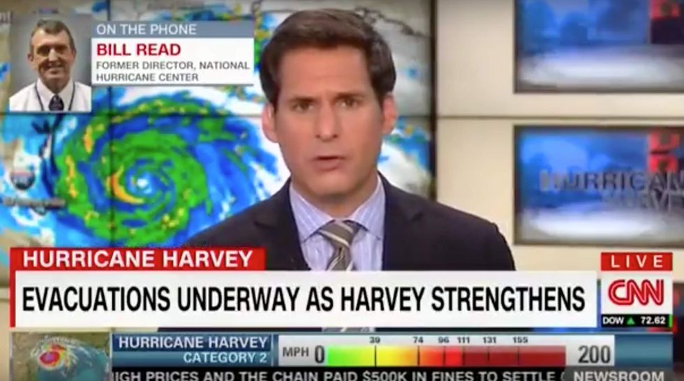 Watch: CNN anchor tries to tie Hurricane Harvey to climate change — then scientist shuts him down