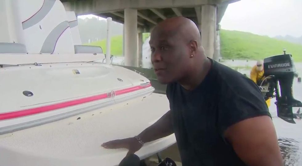 Texas man is asked what he's about to do with his boat. His response epitomizes the American spirit.