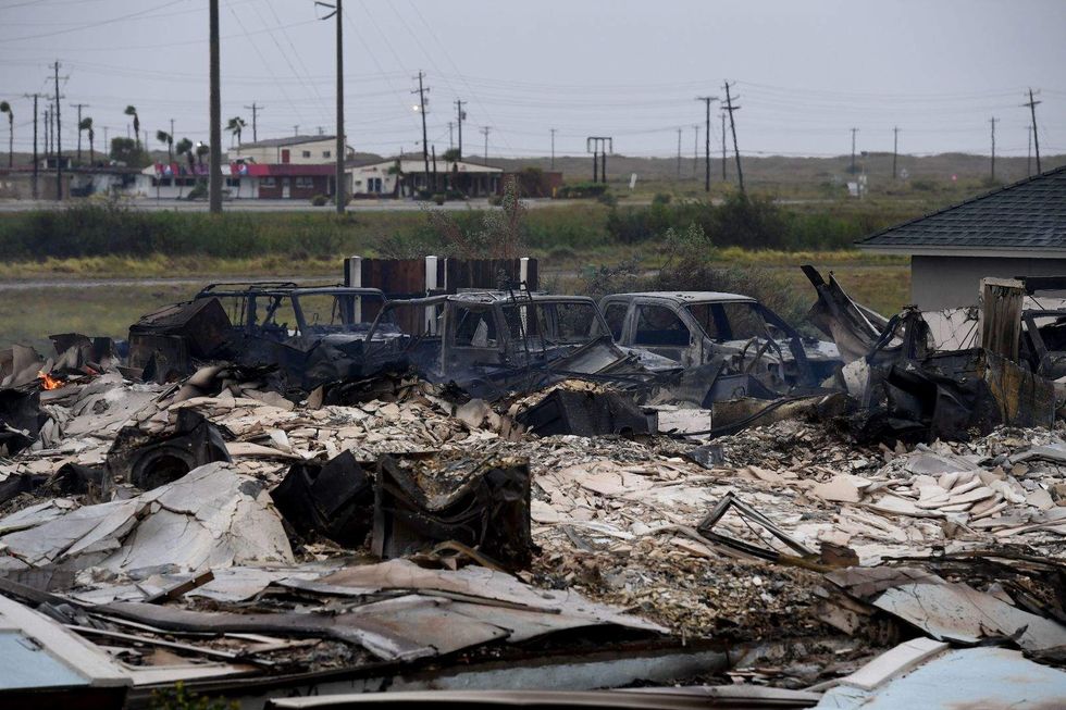 Texas home burns to the ground in the flood, but one religious icon inside survives