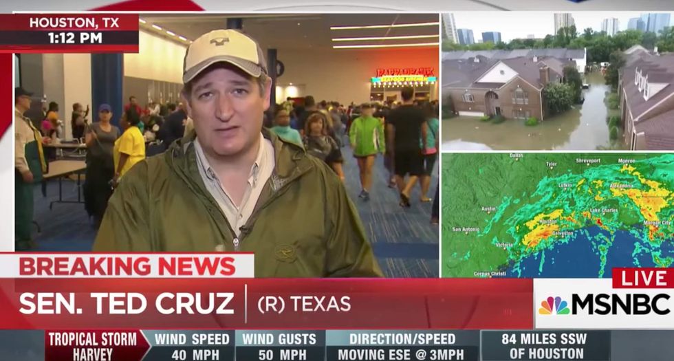 Watch: Ted Cruz shuts down MSNBC host who tries to corner him as a hypocrite over storm relief bill