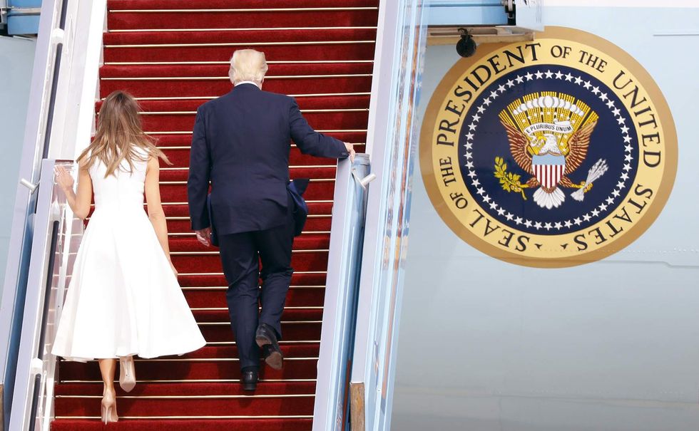 Melania Trump's office fires back at reporters criticizing her shoe choice amidst a natural disaster