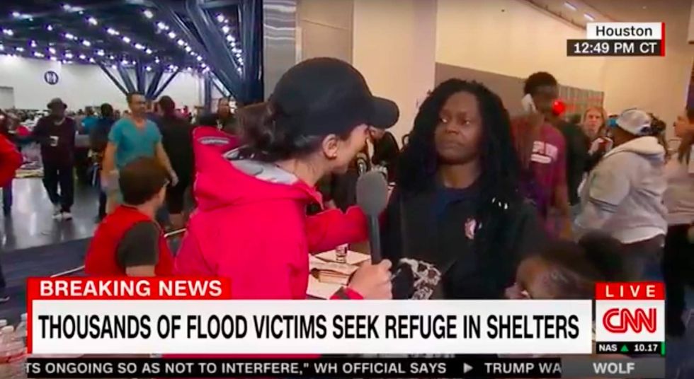 Watch: In raw exchange, Houston flood victim scorches CNN reporter for her coverage of the tragedy