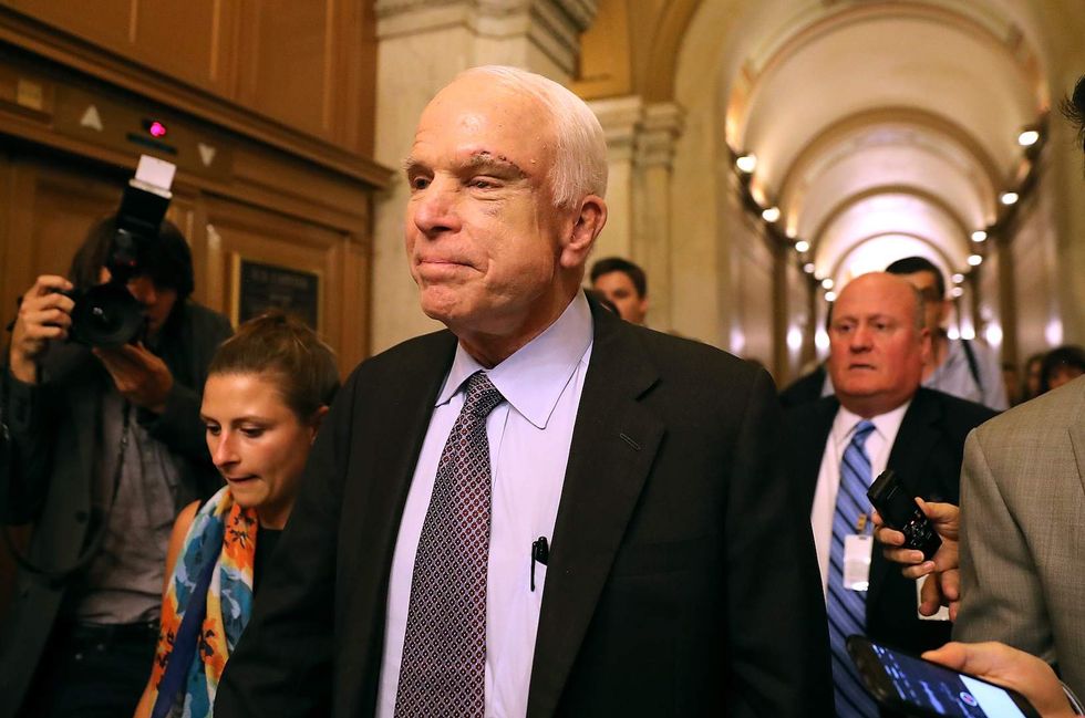 Sen. John McCain publicly opposes Trump's policy on transgender persons in the military