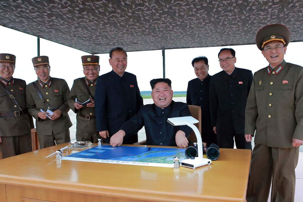 Talking is not the answer' Trump says of North Korea as U.S. tests defenses