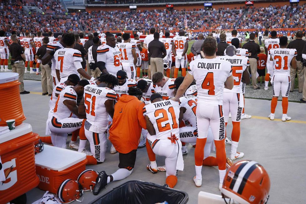 Cleveland Browns players refused to stand for anthem. Now Cleveland first responders are firing back.