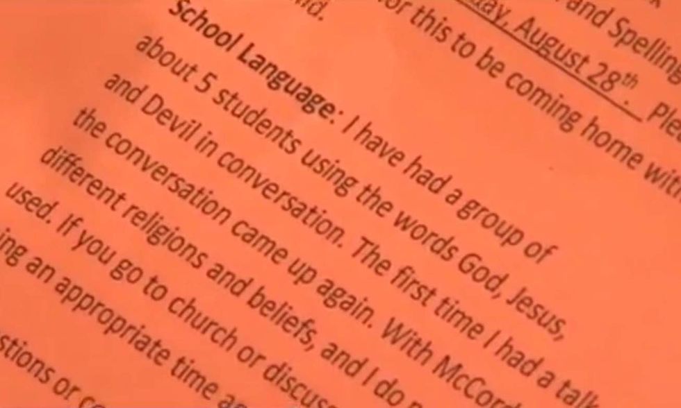 Teacher warns first-graders to stop discussing 'God,' 'Jesus' — and some parents aren't happy