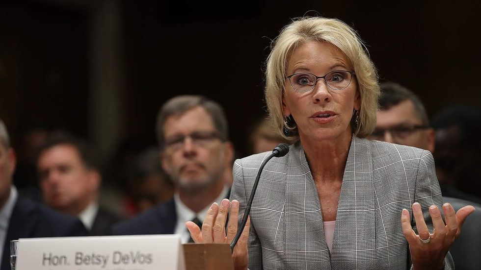 Here's the big problem with this professor's outrage at Betsy DeVos over Title IX