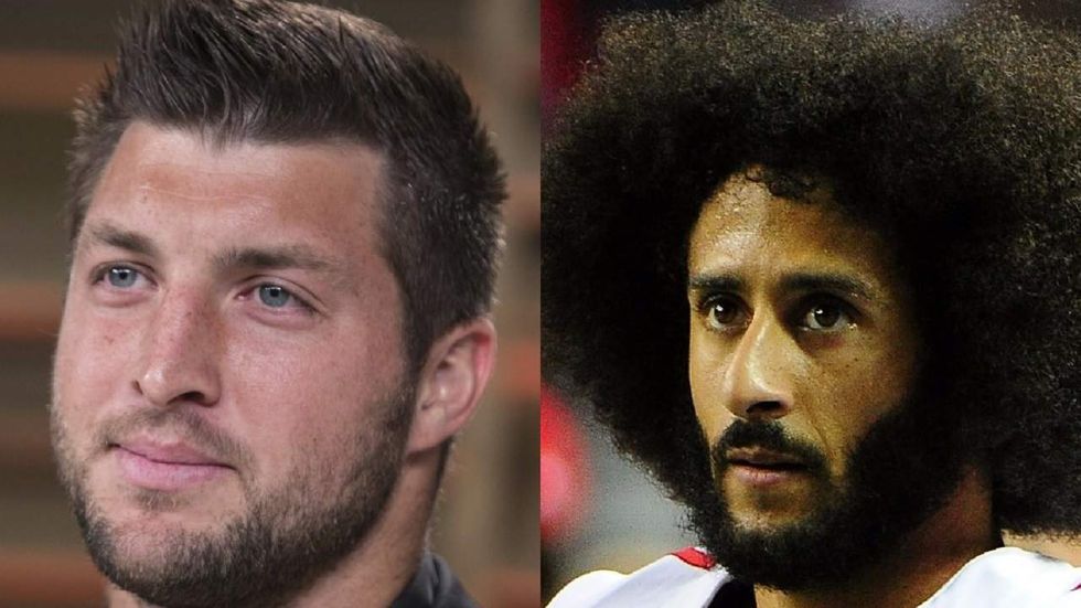 Where was the outrage surrounding Tim Tebow?