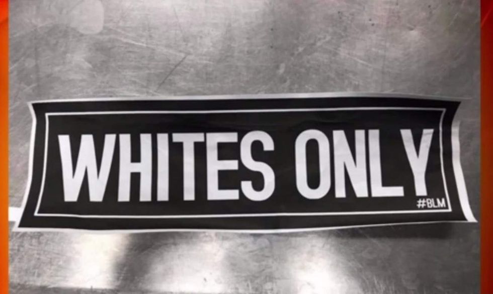 'Whites Only' stickers placed on St. Louis restaurants in wake of violent protests — owners shocked