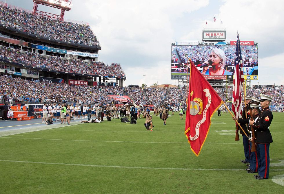 Commentary: Trump rope-a-dopes the NFL and wins by KO