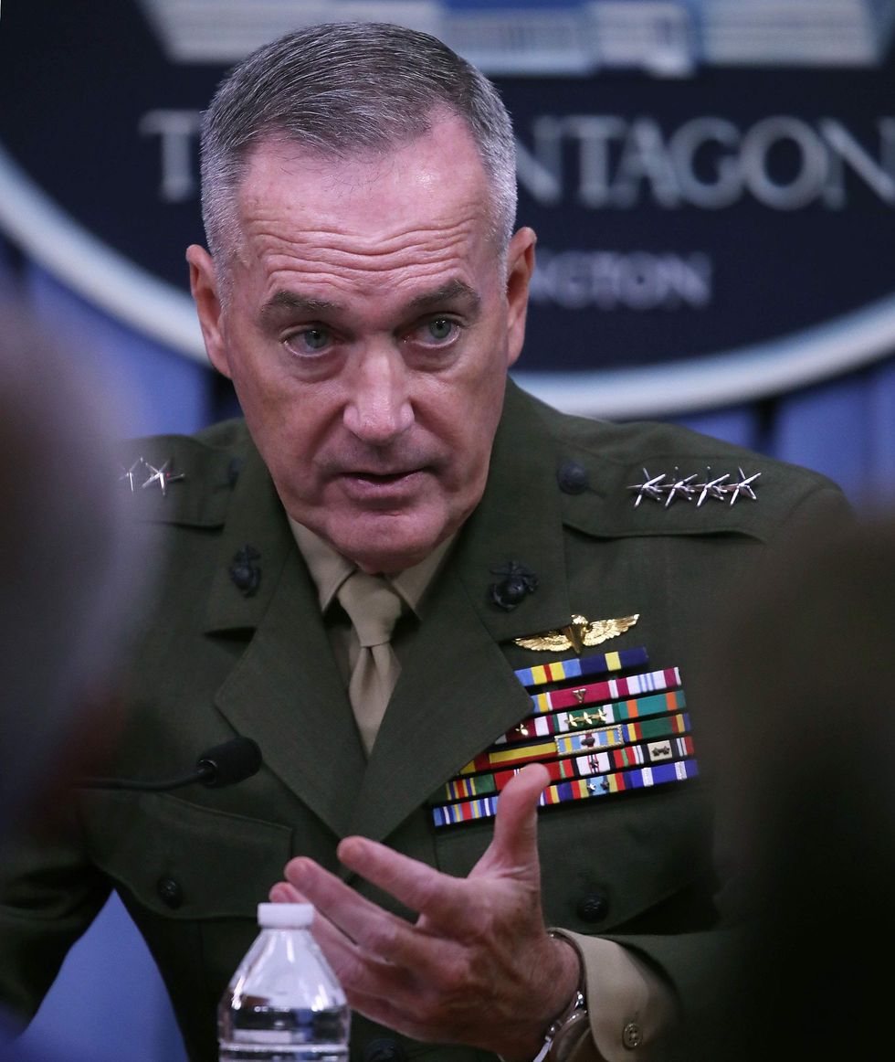 The Pentagon's top officer disagrees with Trump's transgender ban