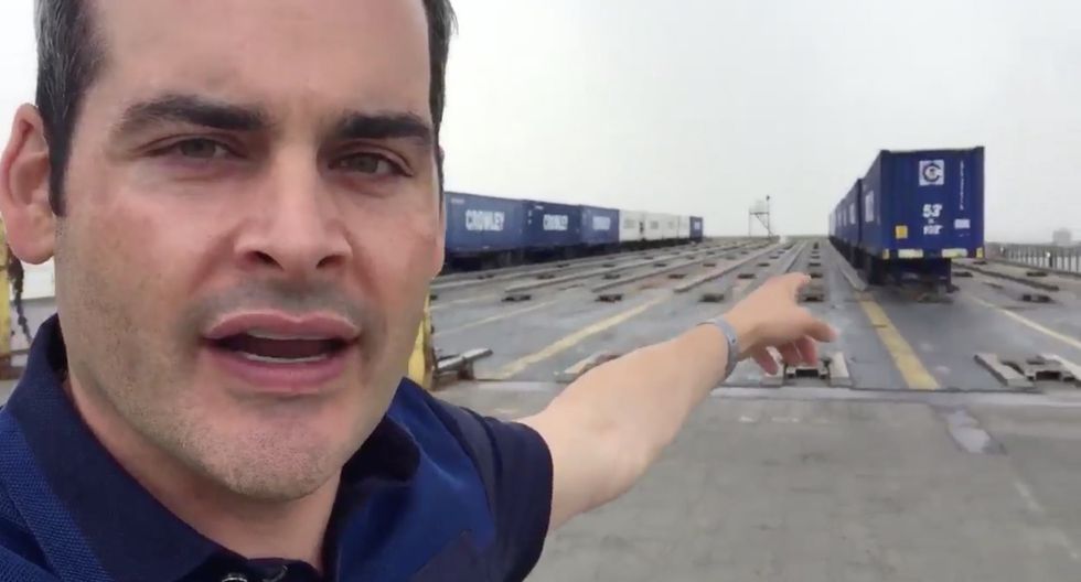 Supplies are sitting at a port in Puerto Rico — here's why they aren't going to hurricane victims