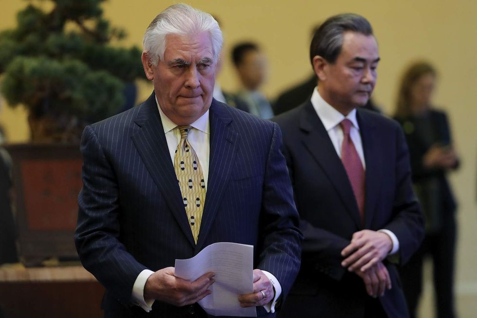 Tillerson makes second trip to China, paving way for Trump's visit in November