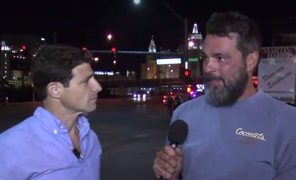 Tearful Vegas concertgoer describes harrowing rescue of his best friend — shot three times in chest