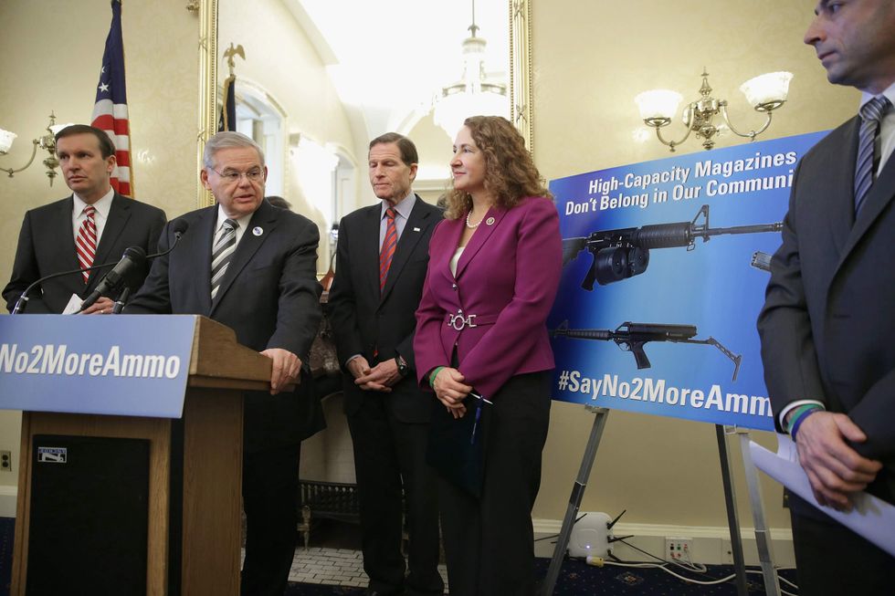Commentary: Democrats say Congress ‘should act’ on guns — but they’re too cowardly to talk details