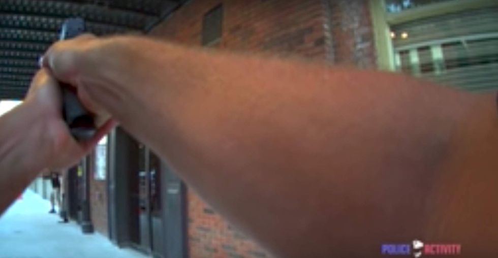 Indiana cop mistakenly shoots at actor during movie robbery scene