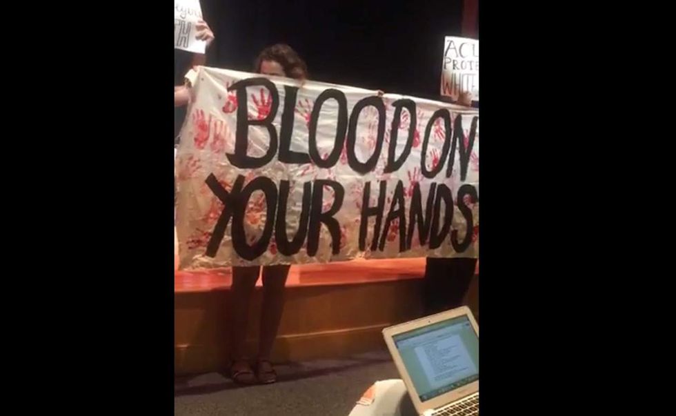 Liberalism is white supremacy!': Black Lives Matter actually shuts down ACLU free speech event