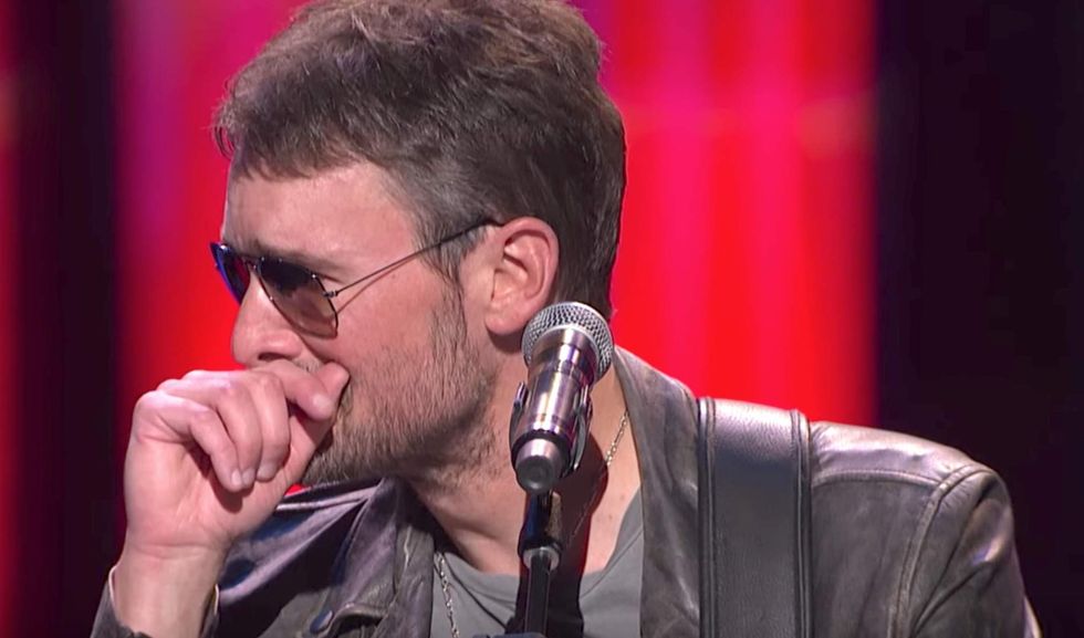 Country singer Eric Church has an incredible dedication to two Las Vegas victims