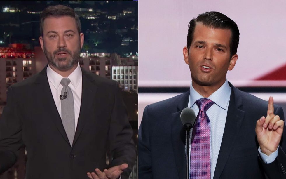 Donald Trump Jr. calls out Jimmy Kimmel for being a hypocrite — then a Twitter war ensues