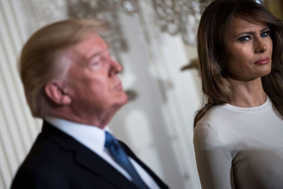 Only in 2017: Trump's ex calls herself the 'first lady,' Melania hits back, the internet goes wild