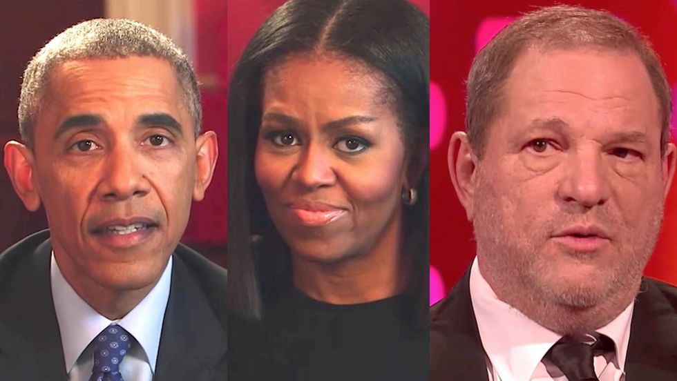 The Obamas release a statement about Harvey Weinstein, but there's something missing