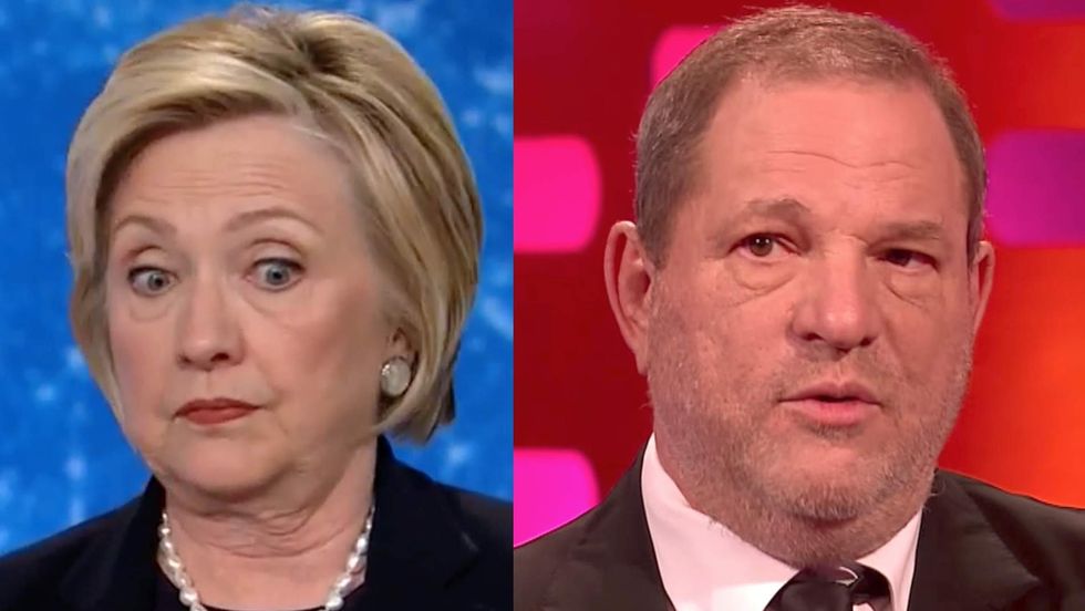 Hillary Clinton goes on the record about Harvey Weinstein - and his donations to Democrats
