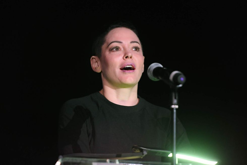 Actress Rose McGowan says Twitter suspended her account after Harvey Weinstein criticism