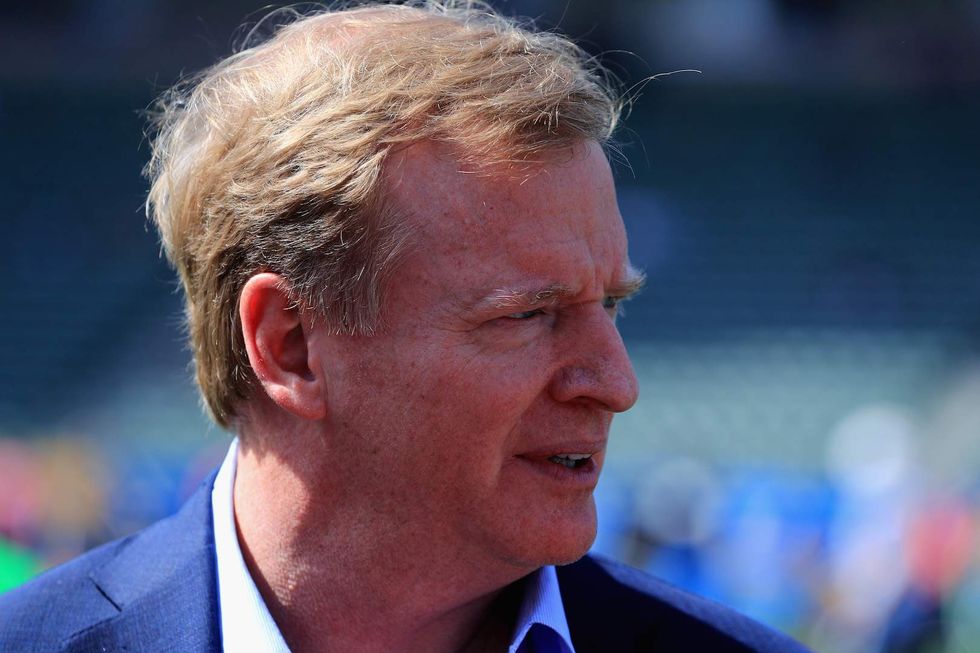 A former Fox News host won't defend Roger Goodell on Twitter anymore. The reason is a bit strange.