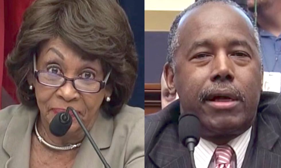 Maxine Waters makes good on promise to attack Ben Carson — here's how he responded