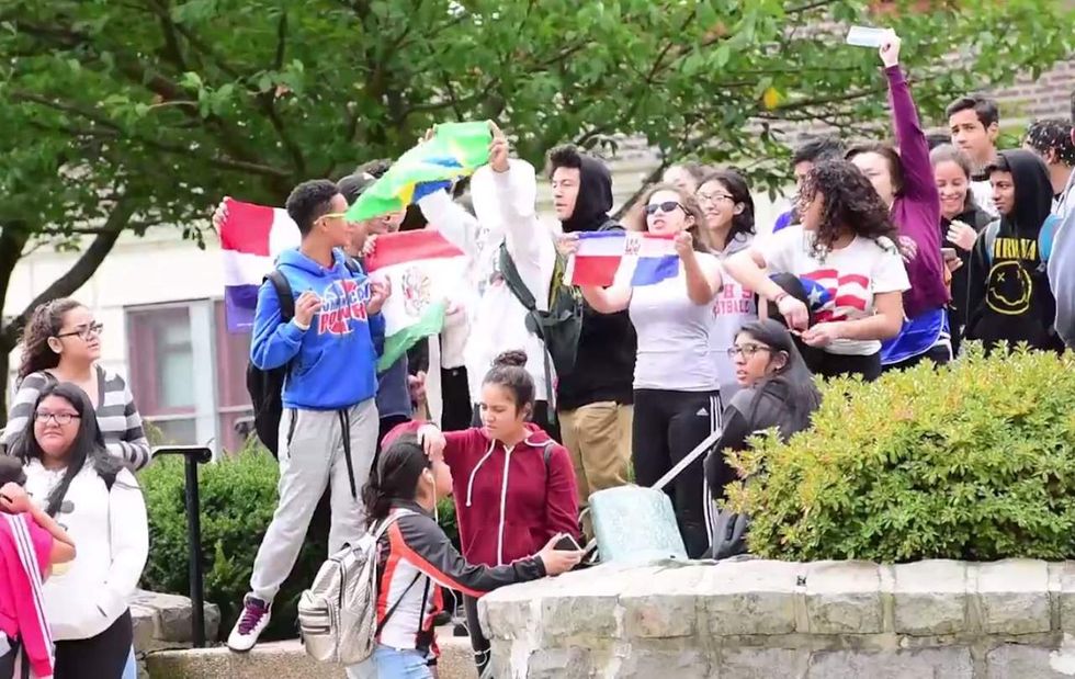 Teacher scolds Spanish-speaking student to 'speak American' — and outraged classmates react