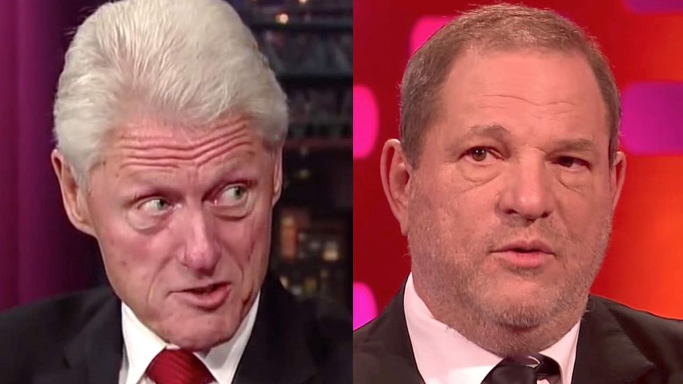 Here's the connection between sexual predator Harvey Weinstein and Bill Clinton