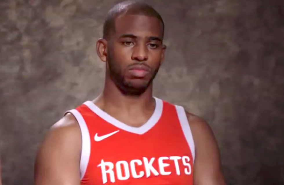 Houston Rockets player sends message of 'resistance' after NBA opening game