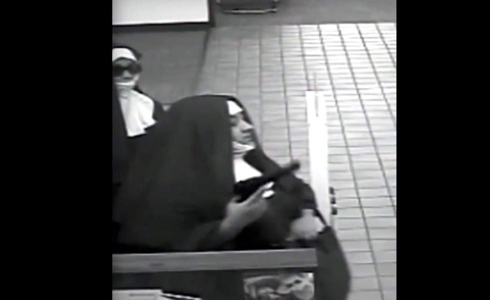 Women dressed as nuns tried robbing bank. But it was apparently a bad habit—and now they're paying.