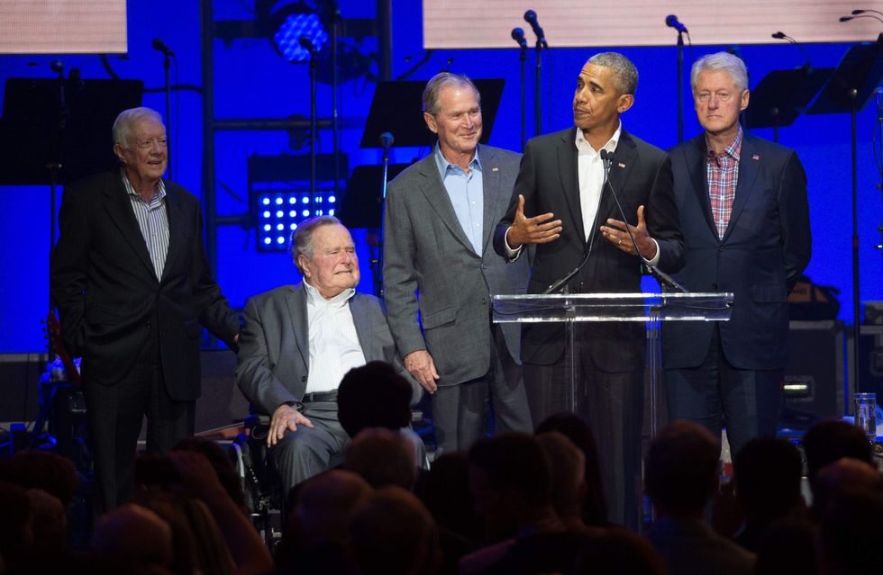 All five living former presidents just came together in Texas for a very powerful reason