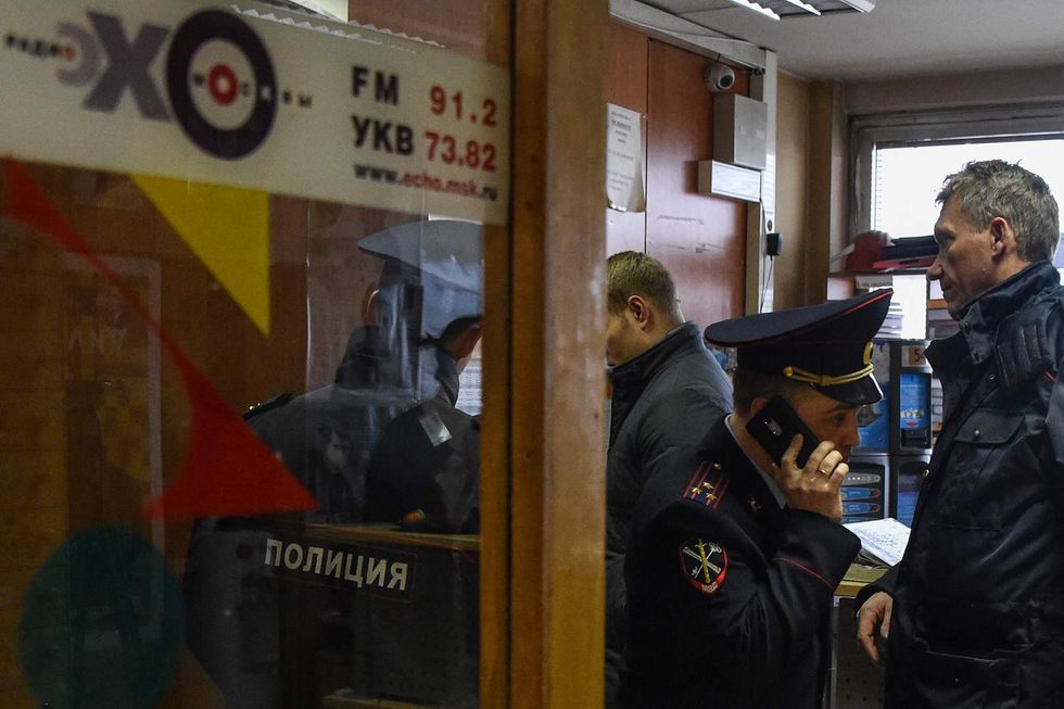 Journalist stabbed at independent Russian radio station known for critical reporting of Kremlin