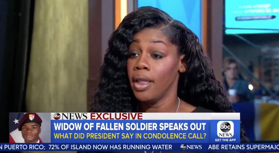 Gold Star widow at center of Trump controversy rips him in interview: 'It made me cry even worse