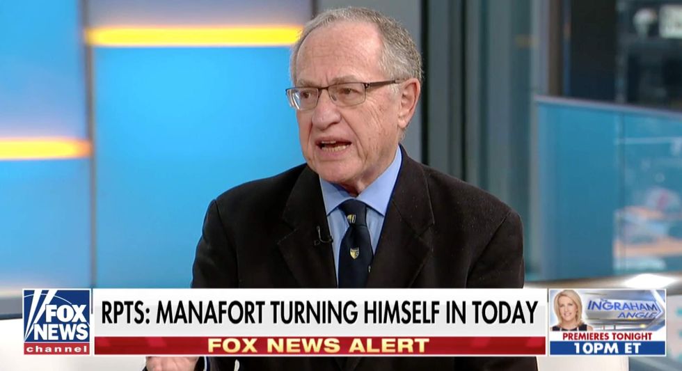 Alan Dershowitz explains how Manafort may be a single 'domino' in a much larger criminal case