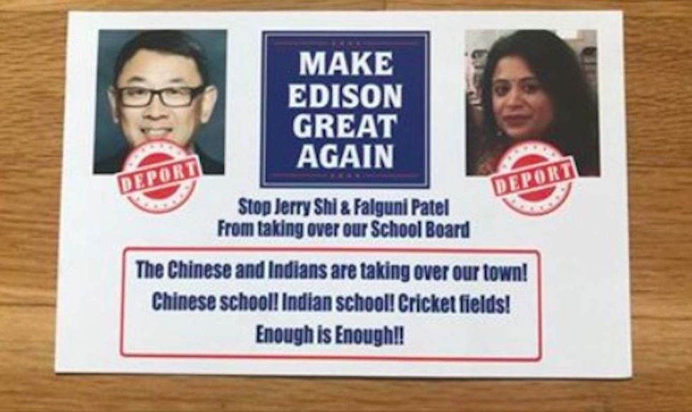 'The Chinese and Indians are taking over our town!': Political mailer sparks outrage — and suspicion