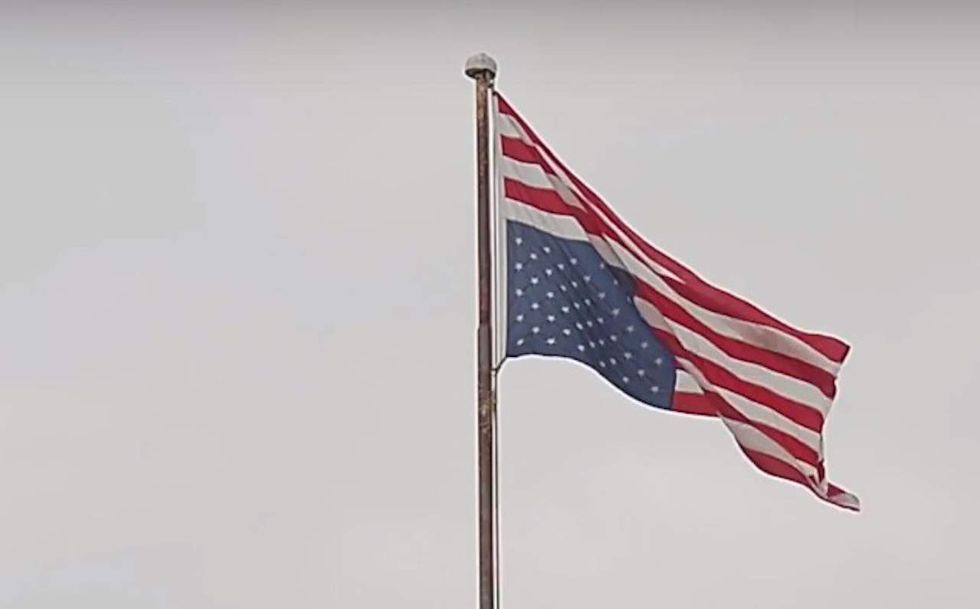 Post office caught flying US flag upside-down — and locals react strongly: 'Embarrassing\
