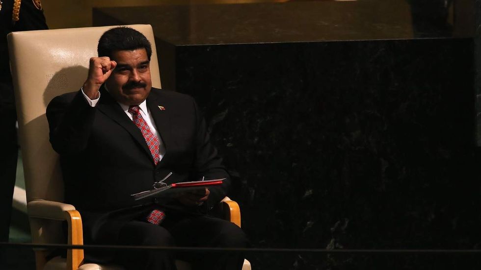 Venezuelan president was caught eating on air while people are starving