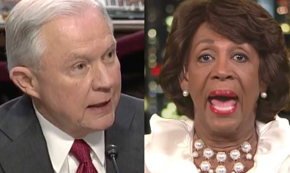 Maxine Waters tosses another race-baiting insult at Jeff Sessions