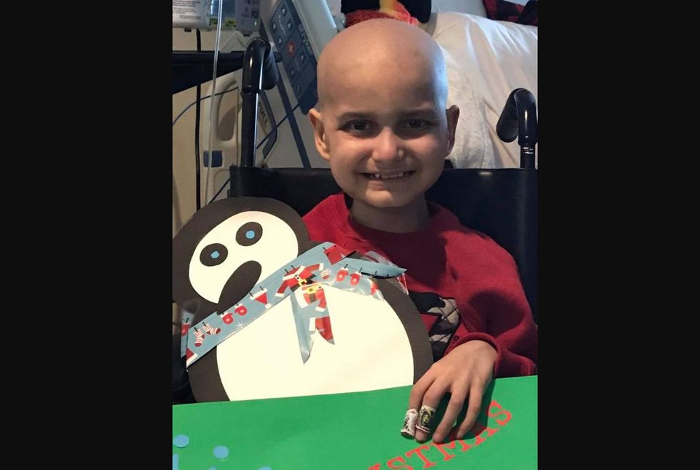 A terminally ill 9-year-old with cancer wants a present from you this Christmas season