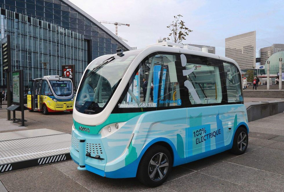 A self-driving shuttle launched in Las Vegas — it didn't go well